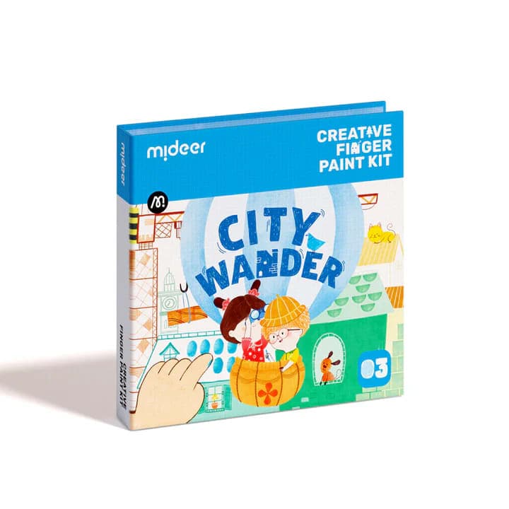 Mideer - Creative Finger Paint Kit - City Wander - View 1