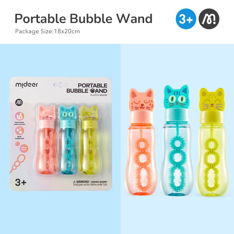 Mideer - Portable Bubble Wand Flufyy Meow - View 1