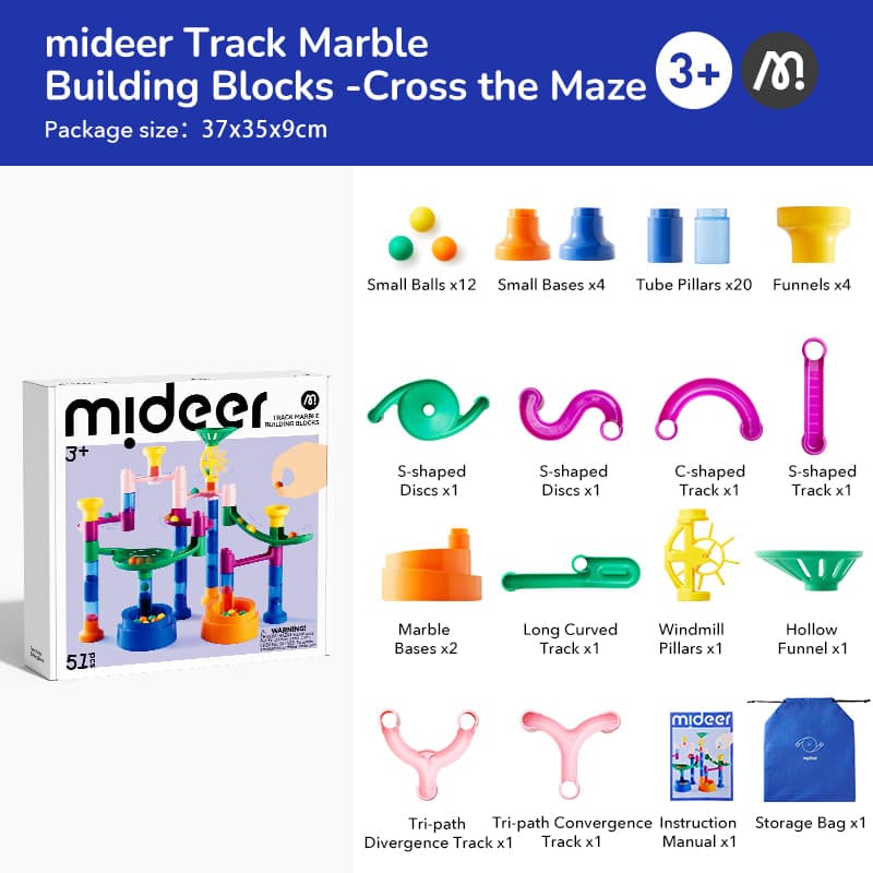 Mideer - Track Ball Blocks - Crossing The Maze - View 1