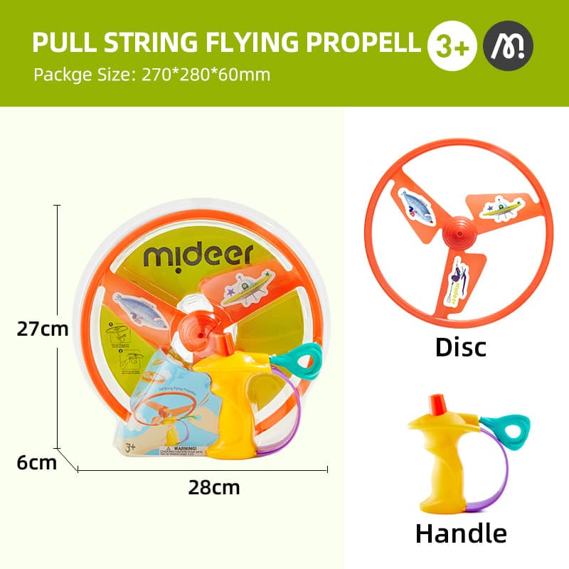 Mideer - Hand - Pull Flying Propeller Toy - View 1