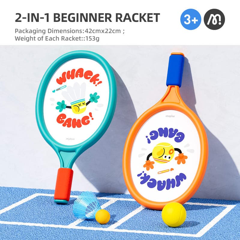 Mideer - 2 - In - 1 Kids Entry - Level Racket - View 1