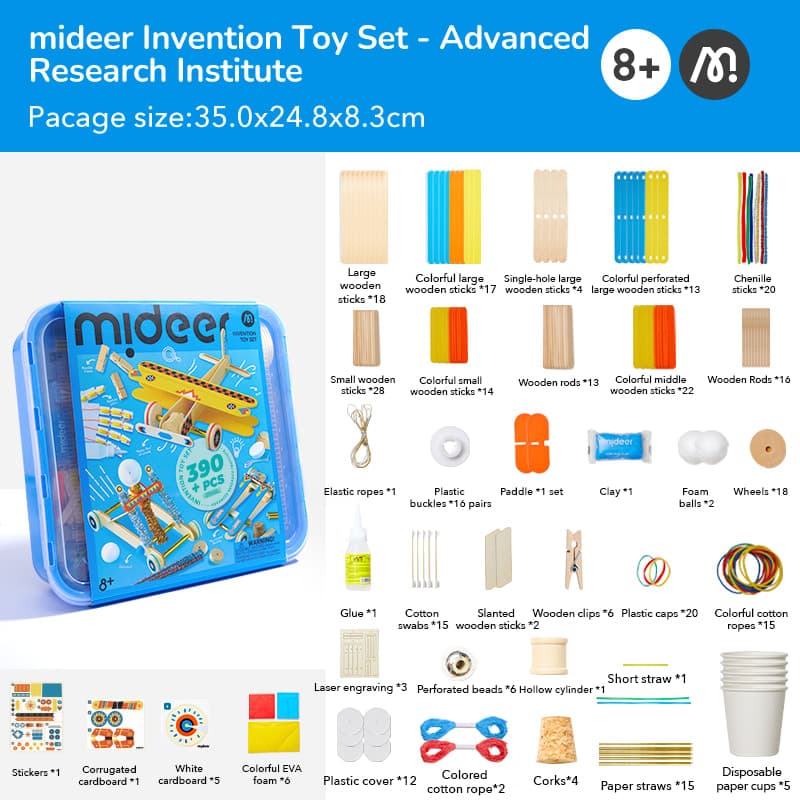 Mideer - Invention Toy Set - Advanced Research Institute - View 1