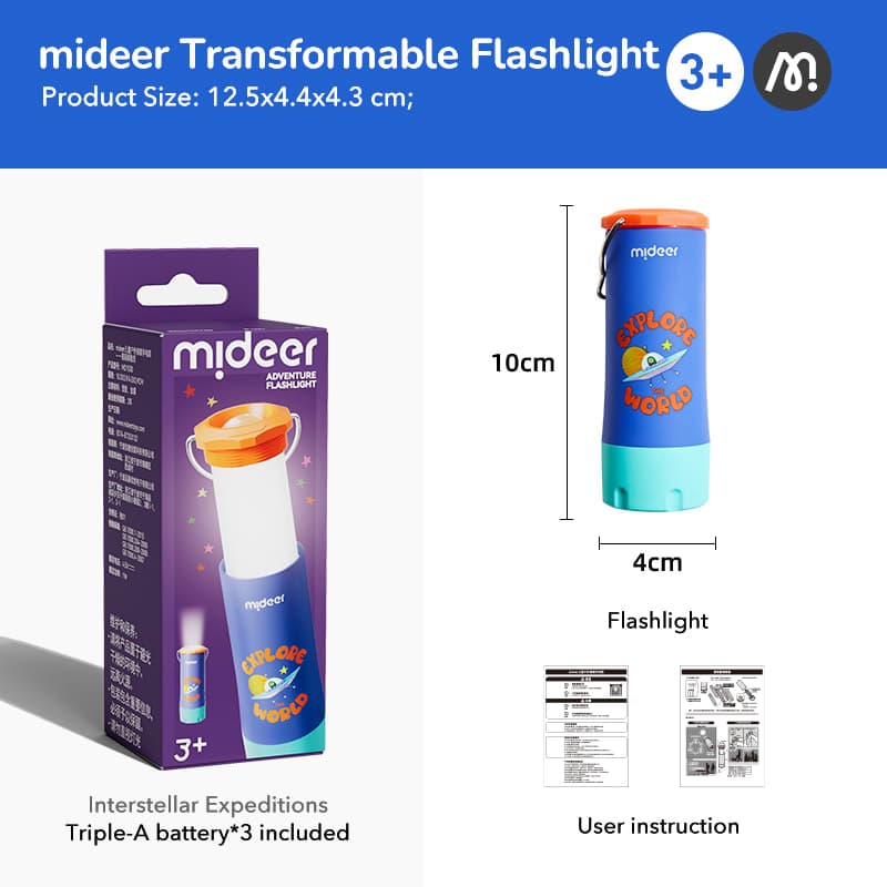 Mideer - Outdoor Adventure Flashlight - Interstellar Expeditions - View 1