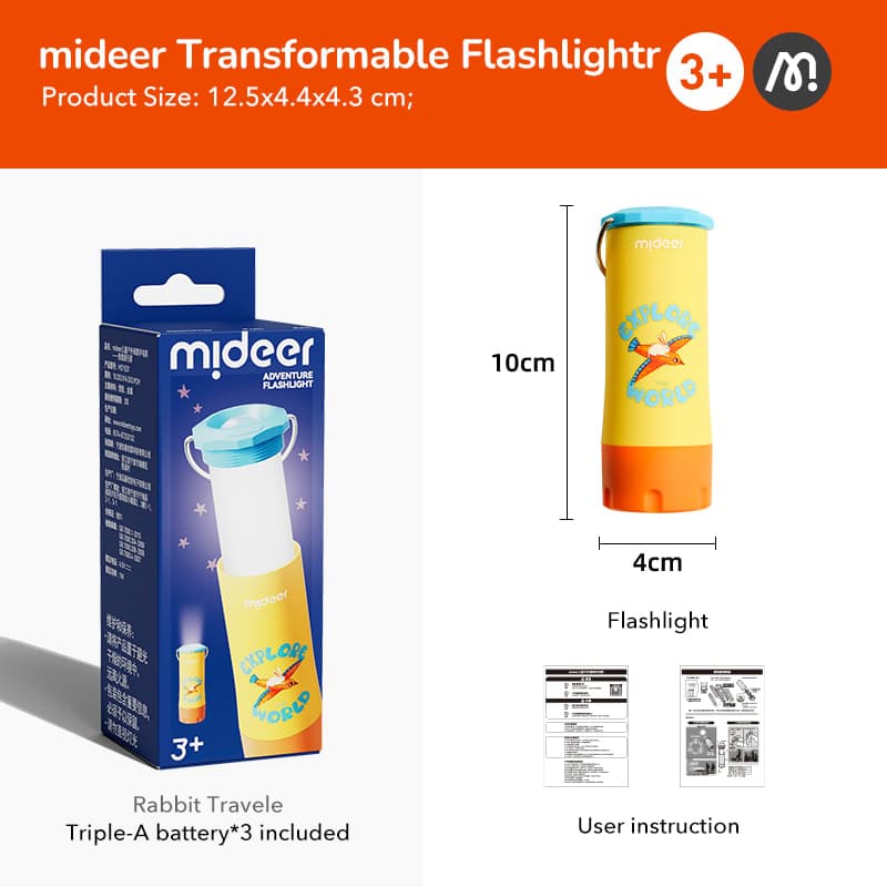 Mideer - Outdoor Adventure Flashlight - Rabbit Traveler - View 1