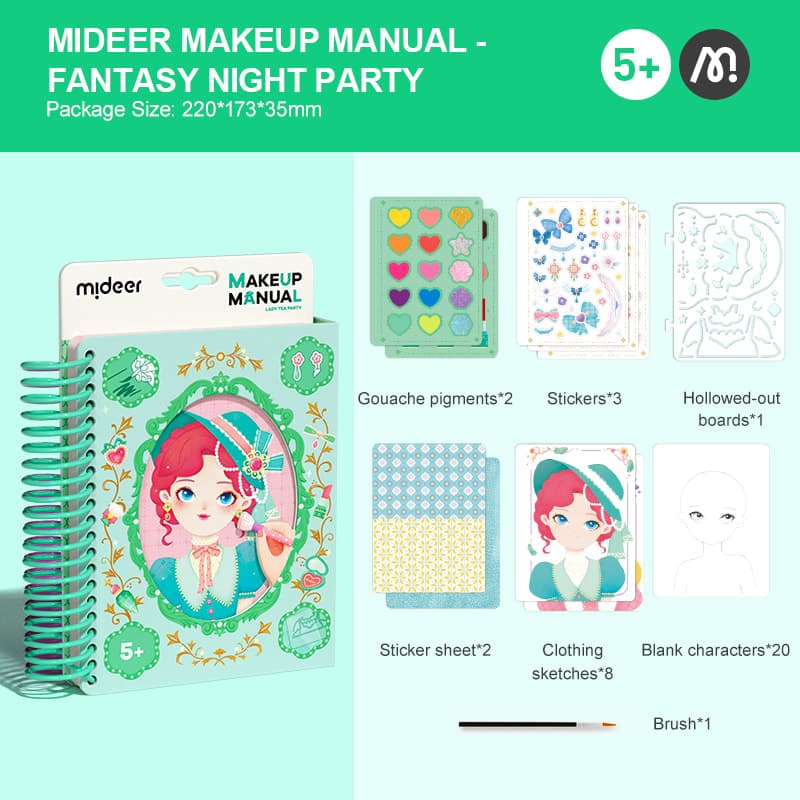 Mideer - Makeup Manual - Fantasy Night Party - View 1