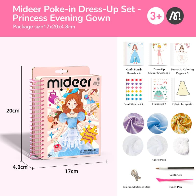 Mideer - Poke - In Dress - Up Set - Princess Evening Gown - View 1