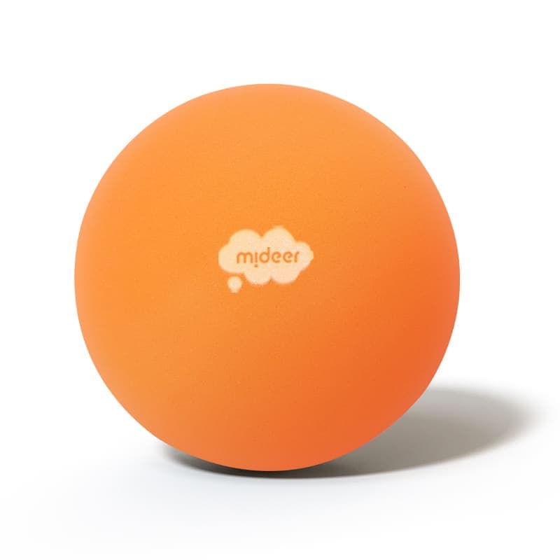 Mideer - Quiet Fluffy Ball - Tropical Orange (Diameter 18cm) - View 1