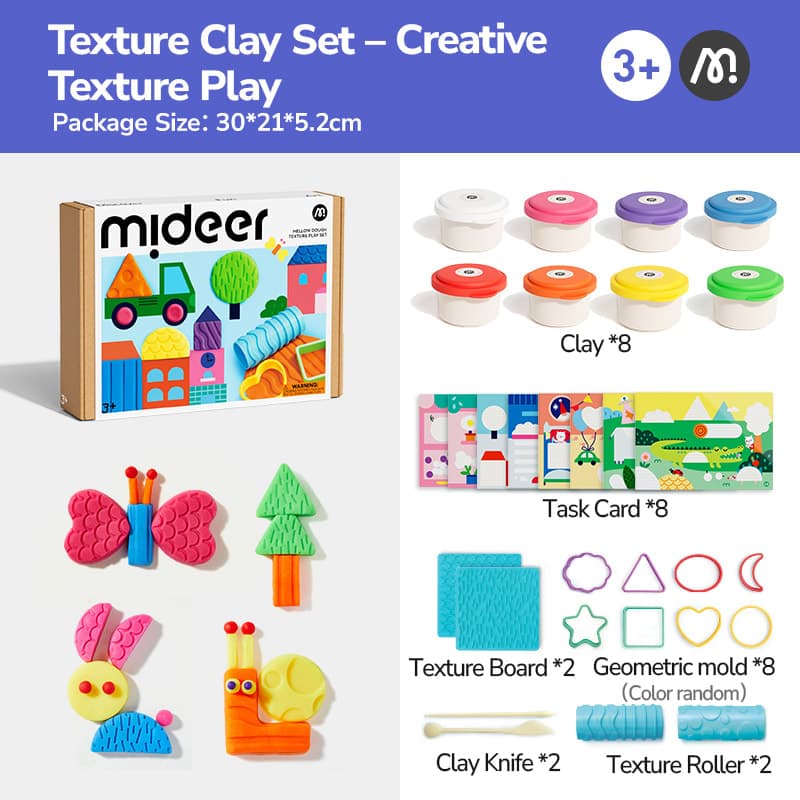 Mideer Mellow Dough - Texture Play Set - View 1