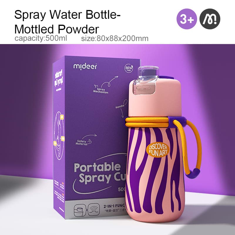 Mideer Portable Spray Cup - Blush Pink - View 1