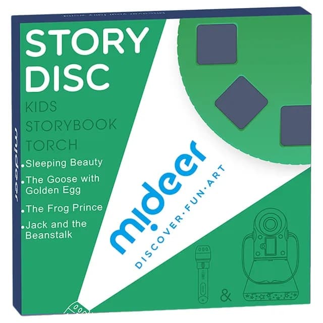 Mideer Story Disc 5 - Aladdin Lamp, Beauty and the Beast, Alibaba and 40 Thieves & The Rabbit and the Tortoise - View 1