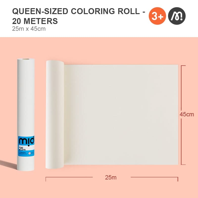 Mideer Roll of Paper (25m x 45cm) - View 1