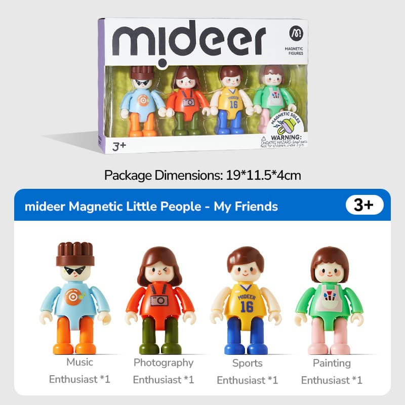 Mideer Magnetic Figures - My Friends - View 1