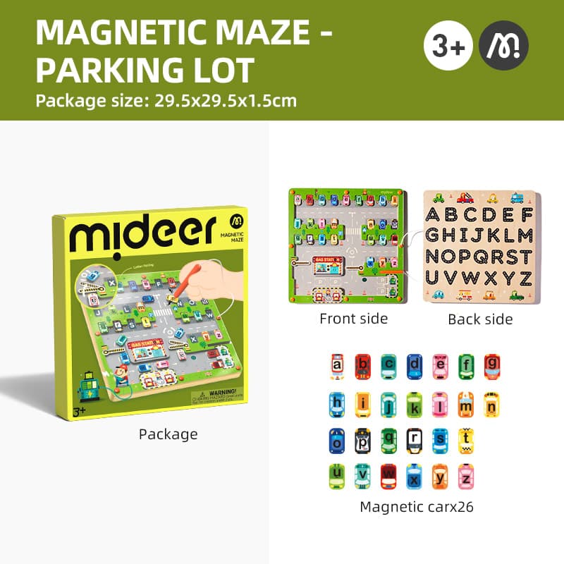 Mideer Magnetic Maze - Parking Lot - View 1