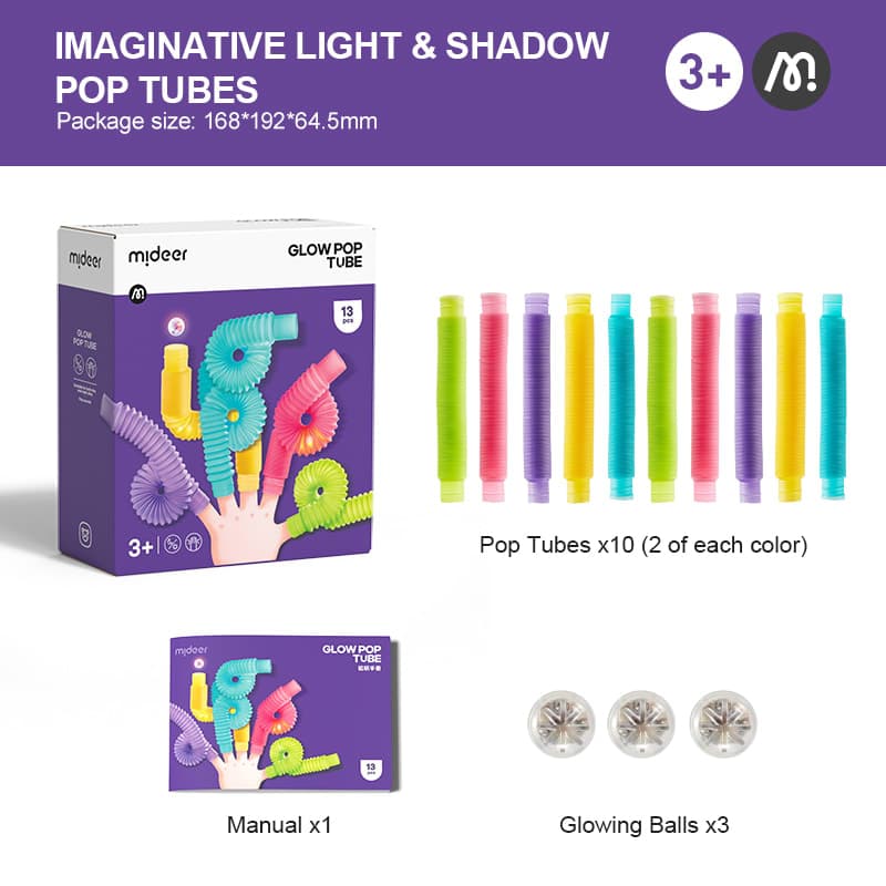 Mideer Glow Pop Tube - View 1