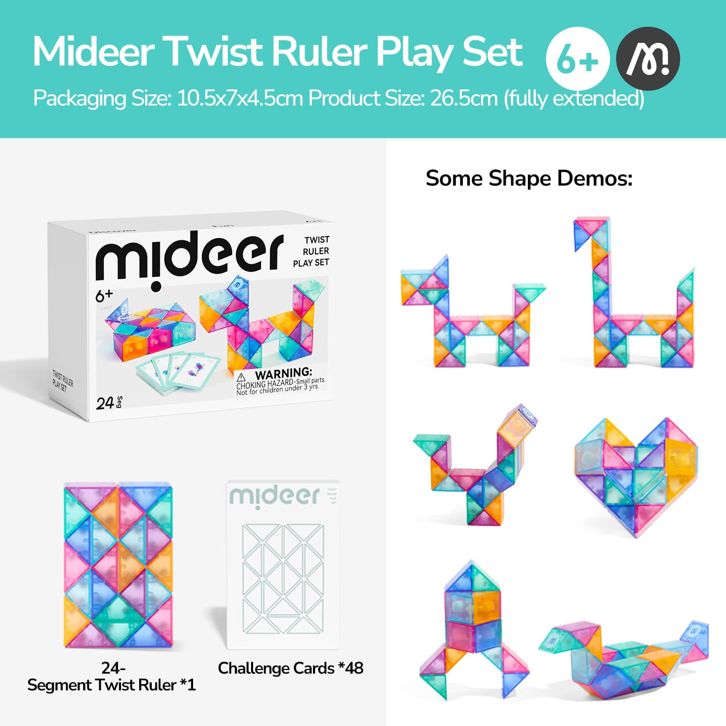 Mideer Twist Ruler Play Set - View 1