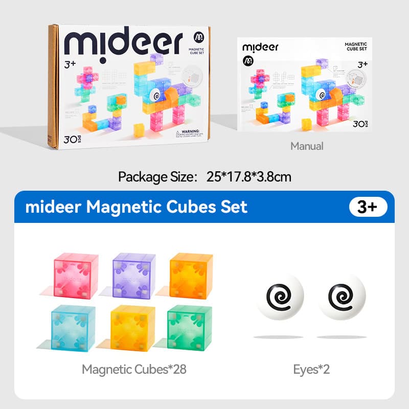 Mideer Magnetic Cube Set - View 1