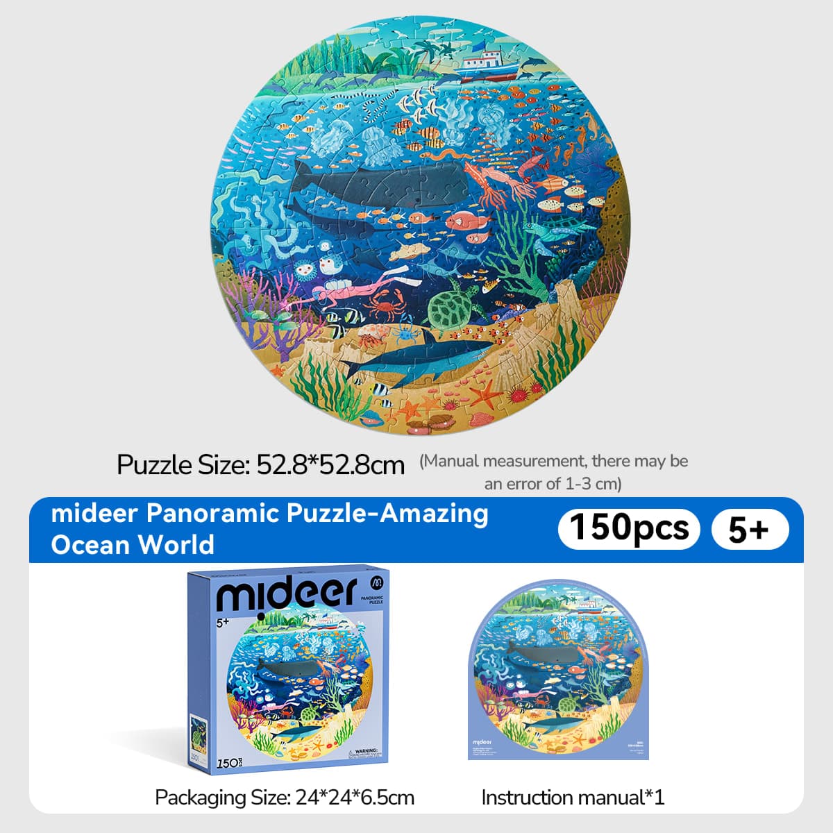 Mideer Panoramic Puzzle - Magic Ocean - View 1