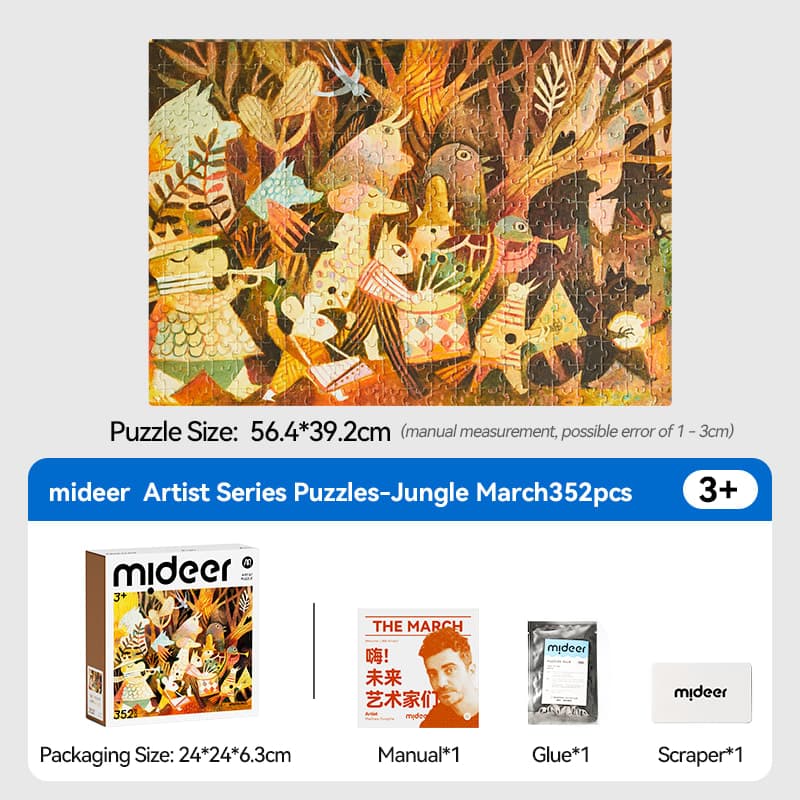 Mideer Artist Puzzle - The March - View 1