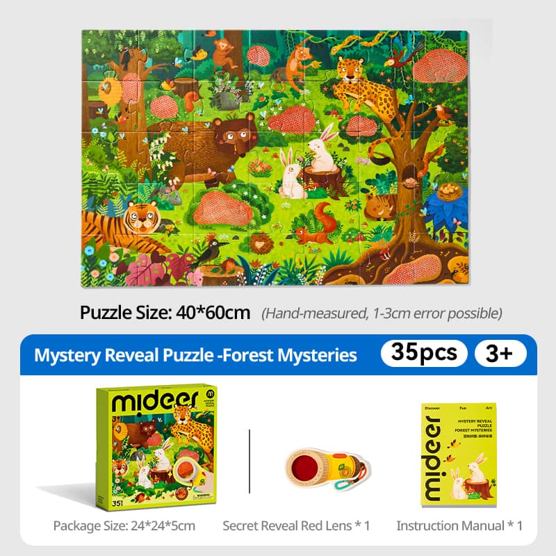 Mideer Mystery Reveal Puzzle - Forest Mysteries - View 1
