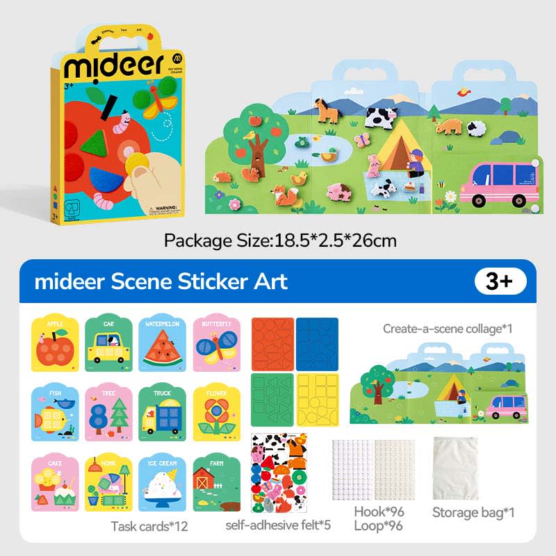 Mideer Scene Sticker Art - View 1